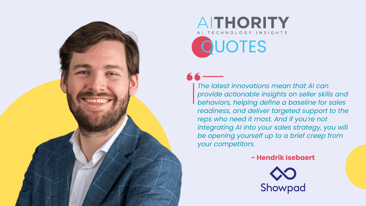 AiThority Interview with Hendrik Isebaert, CEO at Showpad